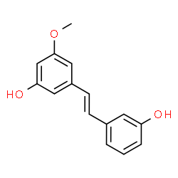 3,3'-二羟基-5-甲氧基二苯乙烯结构式