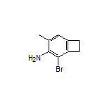 3-Amino-2-bromo-4-methylbicyclo[4.2.0]octa-1(6),2,4-triene Structure