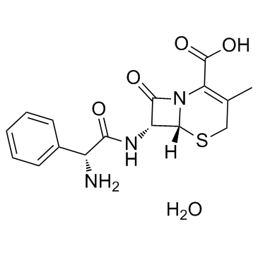 Cephalexin monohydrate Structure