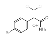 Benzeneacetamide,4-bromo-a-(dichloromethyl)-a-hydroxy-结构式