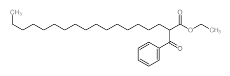 Benzenepropanoic acid, a-hexadecyl-b-oxo-, ethyl ester structure