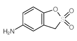 8,8-dioxo-9-oxa-8$l^{6}-thiabicyclo[4.3.0]nona-2,4,10-trien-4-amine structure