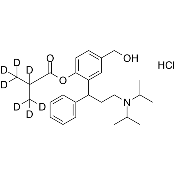 Fesoterodine-d7 hydrochloride结构式