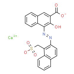 calcium 3-hydroxy-4-[[1-(sulphonatomethyl)-2-naphthyl]azo]-2-naphthoate picture