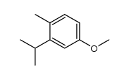 3-isopropyl-4-methyl-anisole结构式