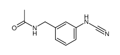 Acetamide,N-[[3-(cyanoamino)phenyl]methyl]- Structure