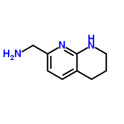 5,6,7,8-Tetrahydro-1,8-naphthyridine-2-methanamine Structure