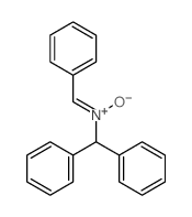 Benzenemethanamine, a-phenyl-N-(phenylmethylene)-,N-oxide (9CI) Structure