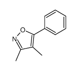 3,4-Dimethyl-5-phenylisoxazole Structure