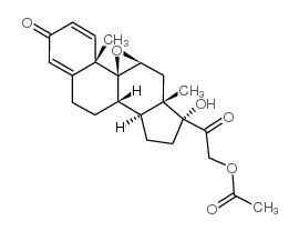 醋酸泼尼松龙环氧结构式