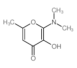 4H-Pyran-4-one,2-(dimethylamino)-3-hydroxy-6-methyl- picture