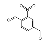 4-FORMYL-6-NITROBENZALDEHYDE Structure