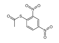 S-(2,4-dinitrophenyl) ethanethioate结构式