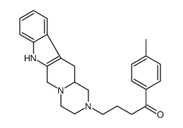 4-(3,4,6,7,12,12a-hexahydropyrazino[1',2':1,6]pyrido[3,4-b]indol-2(1H)-yl)-1-(p-tolyl)butan-1-one Structure