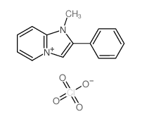 1-methyl-2-phenylimidazo[1,2-a]pyridin-4-ium,perchlorate Structure