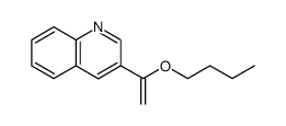 3-(1-butoxyvinyl)quinoline Structure