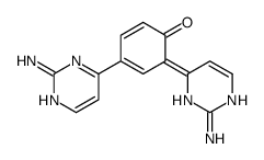 4-(2-aminopyrimidin-4-yl)-6-(2-amino-1H-pyrimidin-6-ylidene)cyclohexa-2,4-dien-1-one Structure