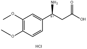 (S)-3-Amino-3-(3,4-dimethyl-phenyl)-propionic acid hydrochloride Structure