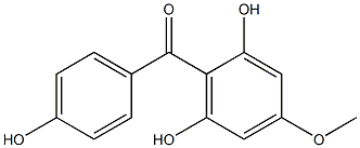 2,6,4'-Trihydroxy-4-methoxybenzophenone Structure