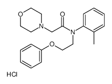 N-(2-methylphenyl)-2-morpholin-4-yl-N-(2-phenoxyethyl)acetamide,hydrochloride Structure