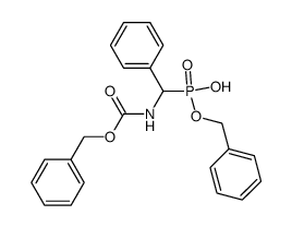 mono benzyl N-benzyloxycarbonylaminobenzylphosphonate结构式