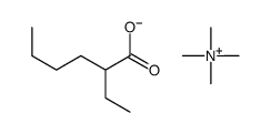 2-ethylhexanoate,tetramethylazanium Structure