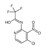 N-(4-chloro-3-nitropyridin-2-yl)-2,2,2-trifluoroacetamide Structure