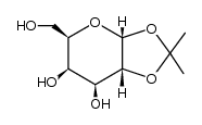 O1,O2-isopropylidene-α-D-galactopyranose结构式