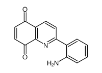 2-(2-aminophenyl)quinoline-5,8-dione Structure