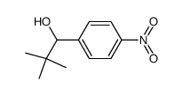 2,2-dimethyl-1-(p-nitrophenyl)-1-propanol Structure