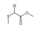 methyl 2-chloro-2-methylsulfanylacetate Structure