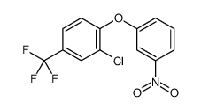 2-chloro-1-(3-nitrophenoxy)-4-(trifluoromethyl)benzene structure