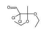 2,2-dichloro-3,3-diethoxybutanal Structure