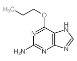 6-propoxy-7H-purin-2-amine structure