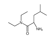 (2S)-2-amino-N,N-diethyl-4-methylpentanamide结构式