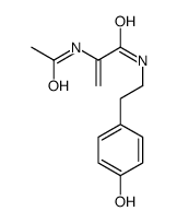 2-acetamido-N-[2-(4-hydroxyphenyl)ethyl]prop-2-enamide Structure