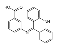 3-(acridin-9-ylamino)benzoic acid Structure