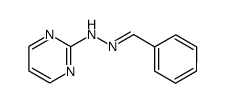 benzaldehyde pyrimidin-2-ylhydrazone Structure