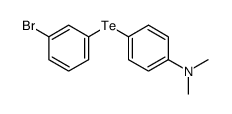 4-(3-bromophenyl)tellanyl-N,N-dimethylaniline结构式