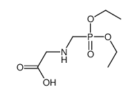 2-(diethoxyphosphorylmethylamino)acetic acid Structure