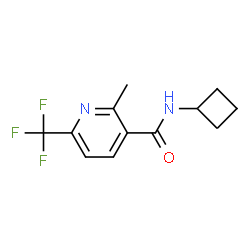 3-Pyridinecarboxamide,N-cyclobutyl-2-methyl-6-(trifluoromethyl)-(9CI)结构式