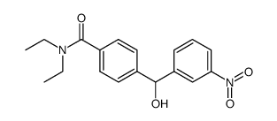 4-[hydroxy(3-nitrophenyl)methyl]-N,N-diethylbenzamide Structure