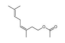 (Z)-3,7-dimethylocta-3,6-dien-1-yl acetate Structure