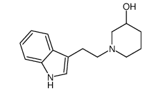 1-[2-(1H-indol-3-yl)ethyl]piperidin-3-ol Structure