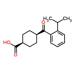 cis-4-(2-Isopropylbenzoyl)cyclohexanecarboxylic acid picture