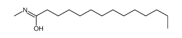 N-methyltetradecanamide Structure