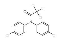 Acetamide,2,2,2-trichloro-N,N-bis(4-chlorophenyl)- Structure