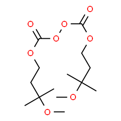 Di-3-methyl-3-methoxybutyl peroxy dicarbonate Structure