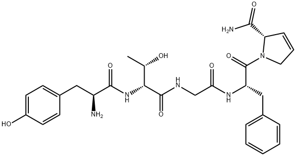 enkephalinamide, Thr(2)-delta(3)Pro(5)-结构式