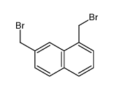 1,7-bis(bromomethyl)naphthalene Structure